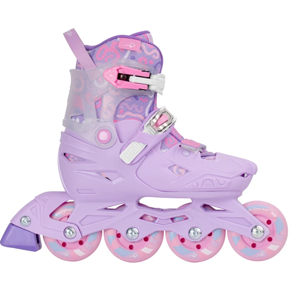 Pattini In Linea Bambina FlyingEagle Cosmo Regolabile (Viola - 37-41)