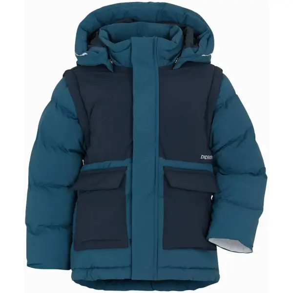 Didriksons Ante Enfants Veste (110 - Dive Blue)