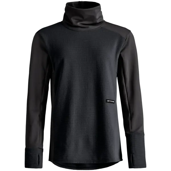 Strato Intermedio Sci Ortovox Fleece Cord Donna (S - Black Raven)