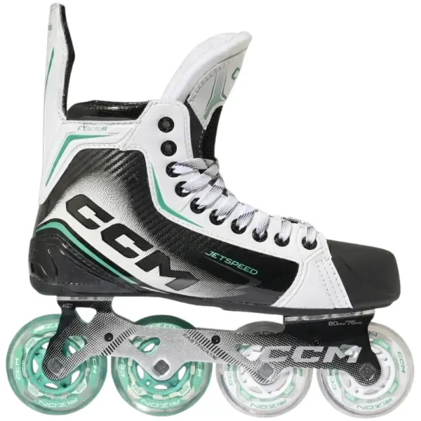 Pattini Da Hockey A Rotelle CCM Jetspeed FT870R (Nero - 45.5)