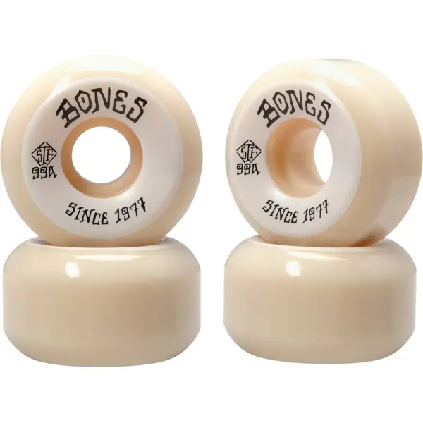 Ruote Skateboard Bones STF V5 Sidecut Pacco da 4 (54mm - Heritage 99a)