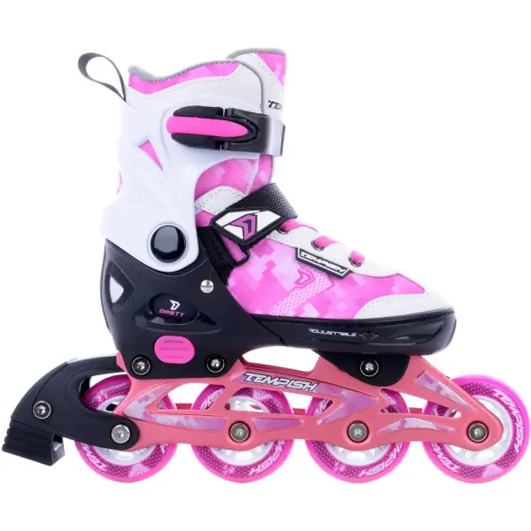 Pattini In Linea Bambina Tempish Dasty Regolabile (Rosa - 37-40)