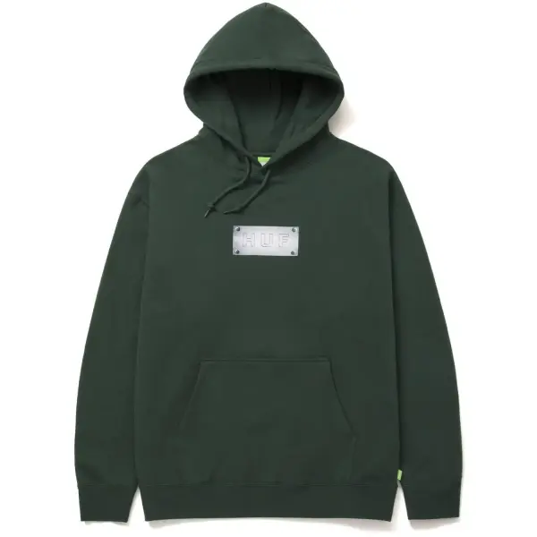 HUF Hardware Felpa con cappuccio (L - Forest Green)