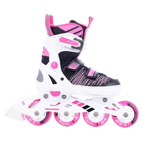 Pattini In Linea Bambina Tempish Gokid Regolabile (Bianco - 29-32)