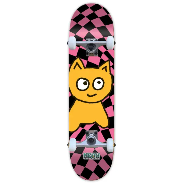 Skateboard Bambini Meow Soft Top (6.5" - Rosa)