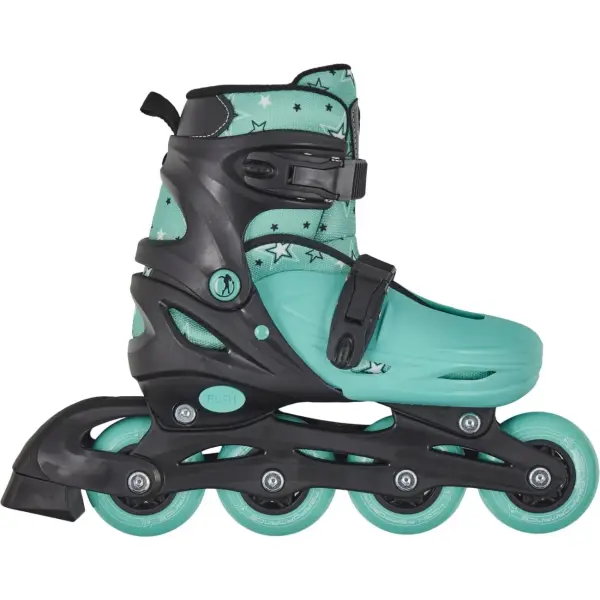 Pattini Per Bambini SFR Plasma Regolabile (Nero/Verde - 29-33)