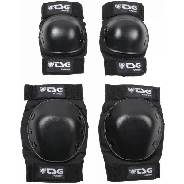 Ginocchiere E Gomitiere TSG Plain (M - Nero)