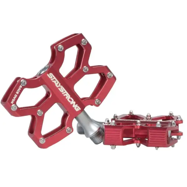 Pedali BMX Stay Strong Axis Mini Pedale Nero (Rosso)
