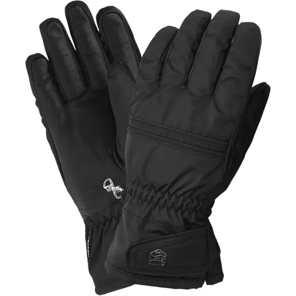 Guantes Hestra Primaloft Leather Mujeres (5 - Negro)