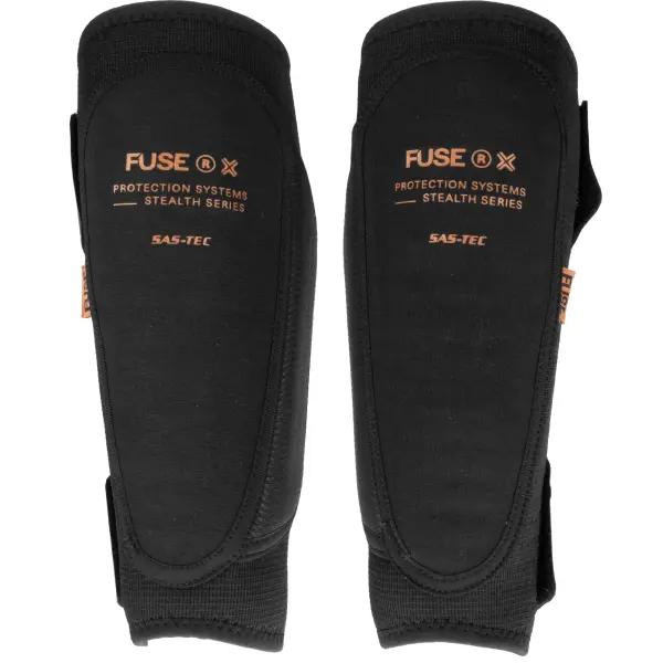 Fuse Stealth Shin Pads (Kids M-L - Nero)