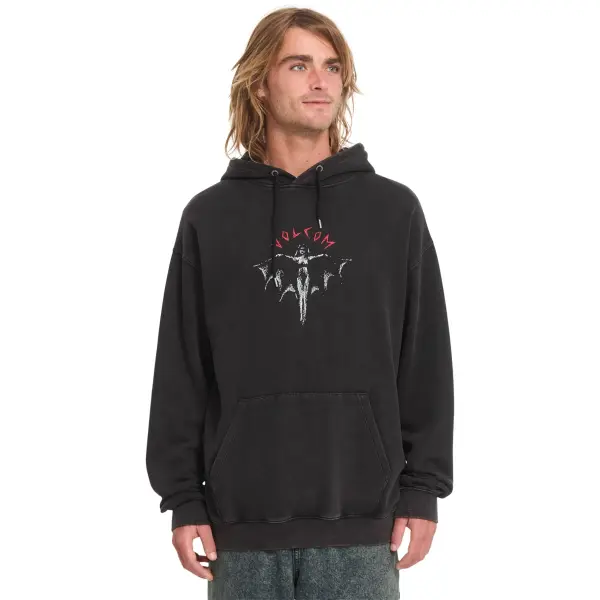 Hoodie Volcom Wrong Angel Pullover (M - Light Acid Black)