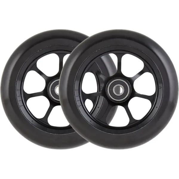 Tilt Durare Spoked Ruedas Scooter 2 Piezas (110mm - Negro)