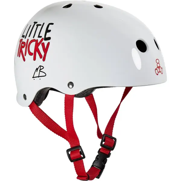 Casco Bambini Triple Eight Little Tricky - (50-56 - Bianco)