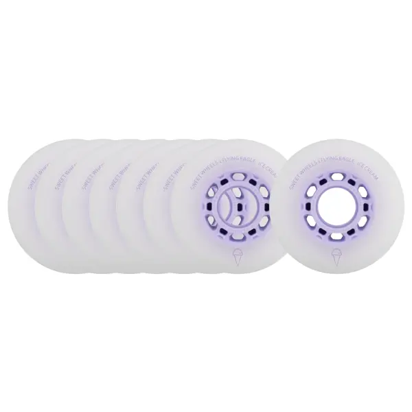 Ruote Pattini In Linea FlyingEagle Ice Cream (80mm - Ube)