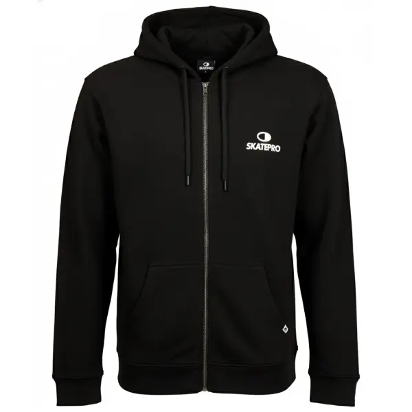 SkatePro Zip Sudadera (S - Negro)