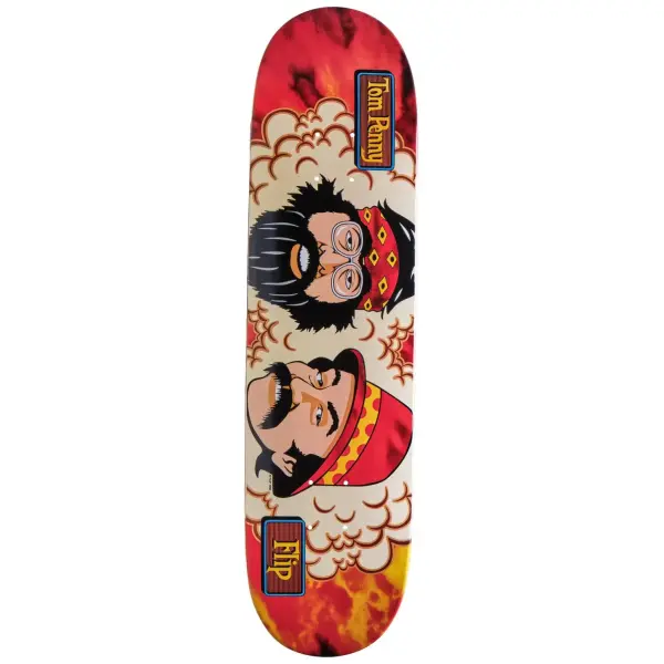 Tabla Skateboard Flip Penny Toms Friends (8" - Orange)