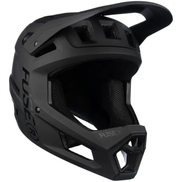 Casco Bmx Fuse Omega Fullface (S/M - Matt Black)