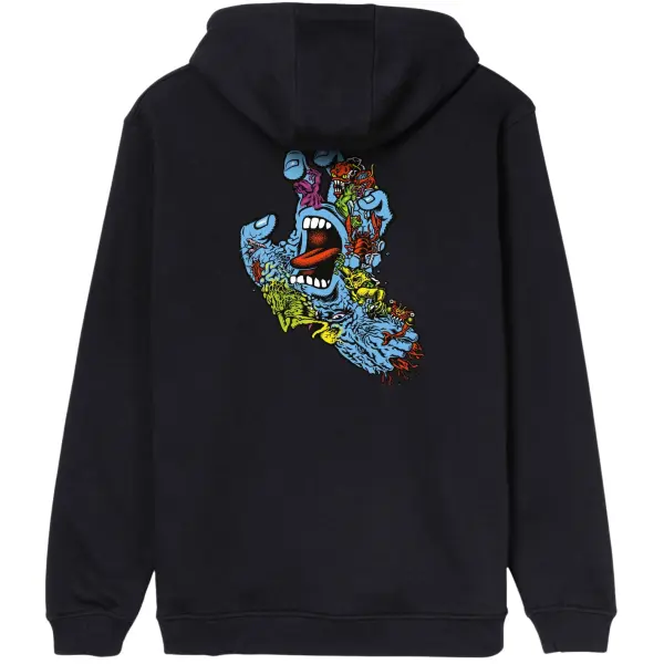 Hoodie Santa Cruz Roskopp Screaming Five (XL - Negro)