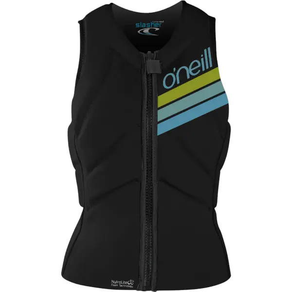 Chaleco Impacto Kitesurf O'Neill Slasher Mujeres (8 - Negro)
