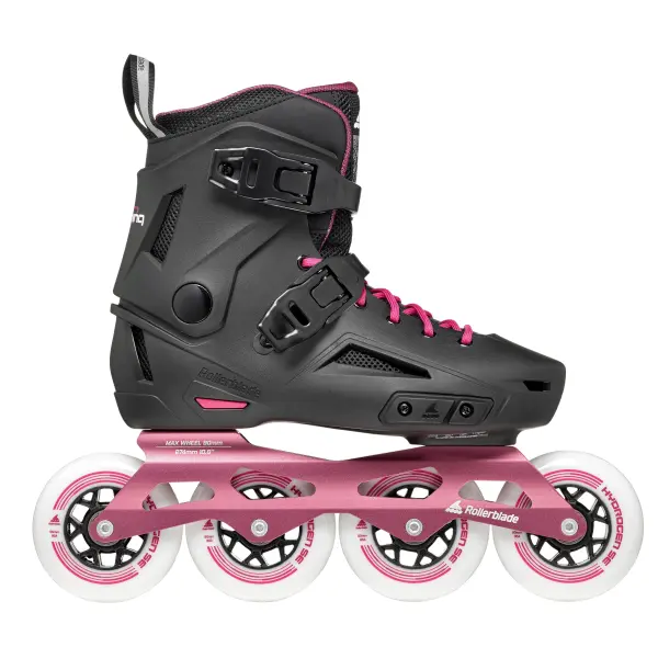 Patines Freeskate Rollerblade Lightning 90 Mujeres (Black/Sangria - 39-40)