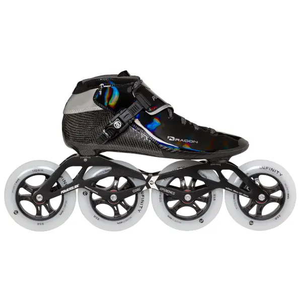 Patines Velocidad Powerslide Dragon (Negro - 47)