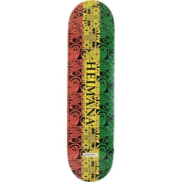 Tabla Skateboard Heart Supply Heimana Reynolds Pro (8.25" - Tribal Rasta)