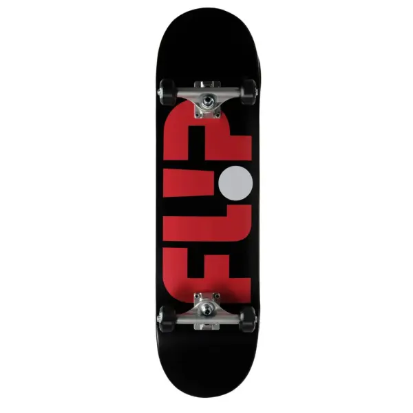 Skateboard Completo Flip Odyssey (8.25" - Negro/Blanco/Rojo)