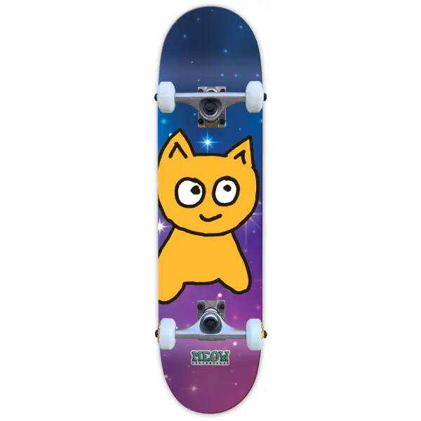 Skateboard Completo Meow Big Cat (7.5" - Galaxy)