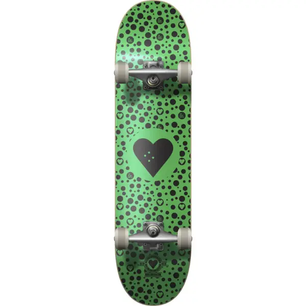 Skateboard Completo Heart Supply Round Logo (8" - Spots)