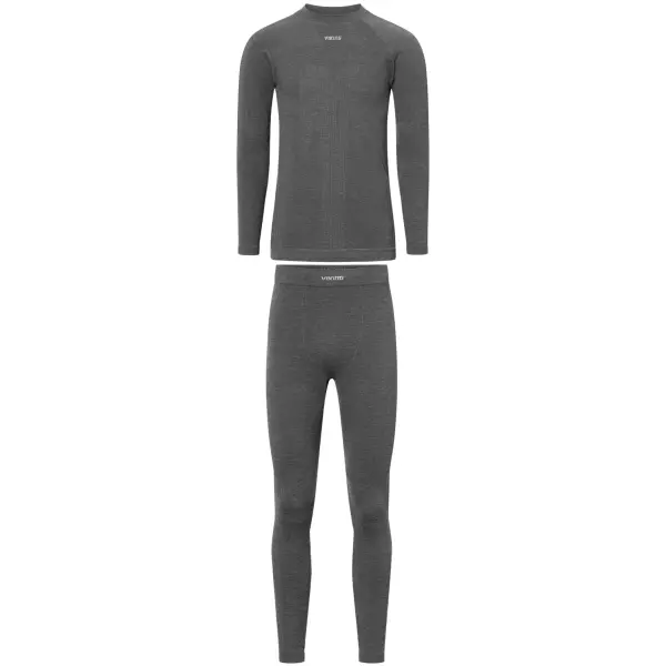 Ropa Térmica Viking Tende Base Layer Hombres Juego (S - Gris)