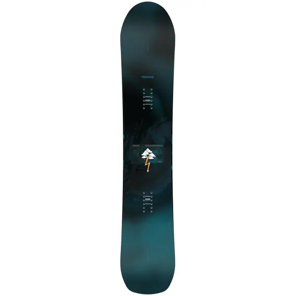 Tabla Snowboard Rome Stale Crewzer (158Wcm - Negro)