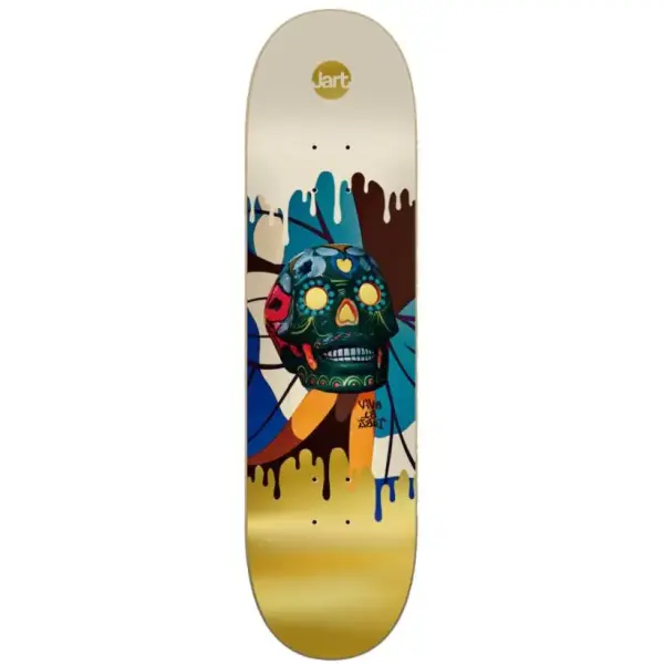 Tabla Skateboard Jart Golden (8" - Oro/Marrón/Azul)