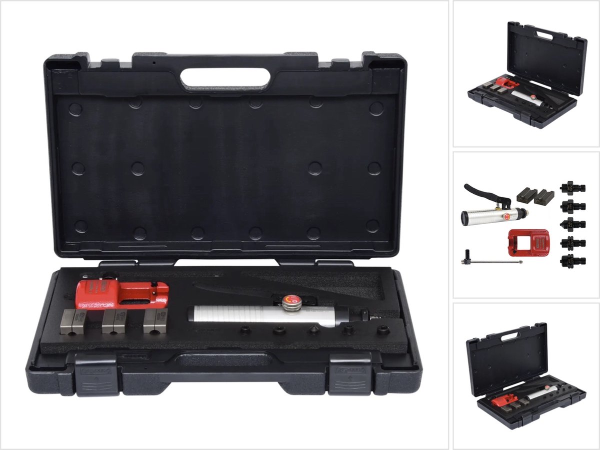 KS Tools 122.1260 Kit universale per svasatori, 11-tlglgFlarefix II