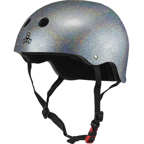 Casco Triple Eight Glitter Sweatsaver Skate (XL-XXL - Metal)
