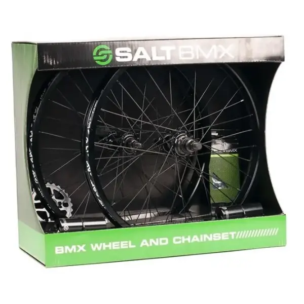 Salt Valon Conjunto Rueda/Cadena (Negro)