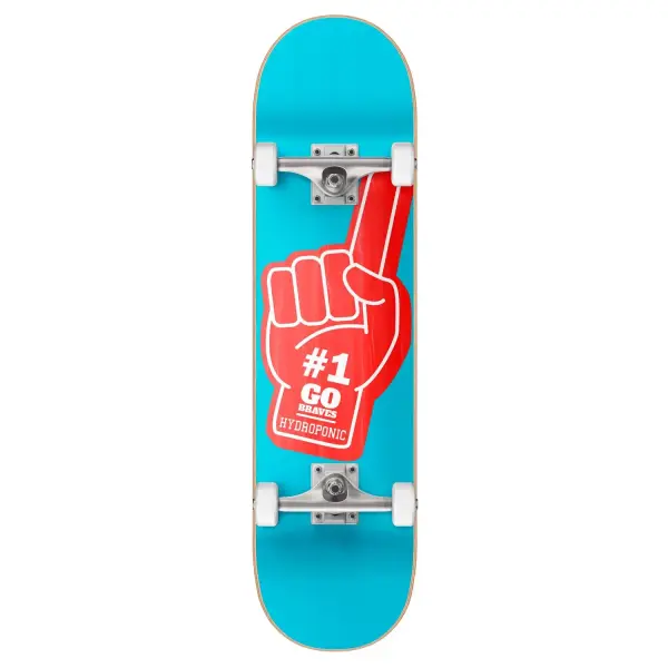 Skateboard Completo Hydroponic Hand (8" - Cyan)