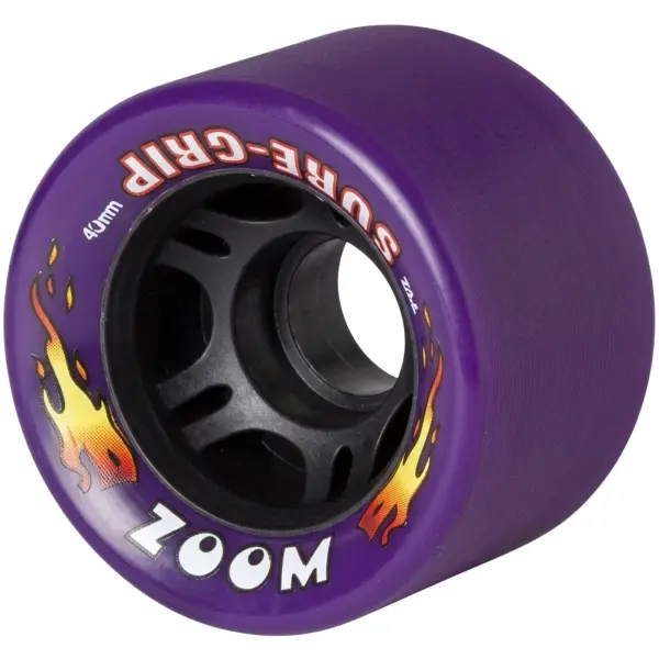 Ruedas Patines SureGrip Zoom Indoor 8 Piezas (62mm - Lila)