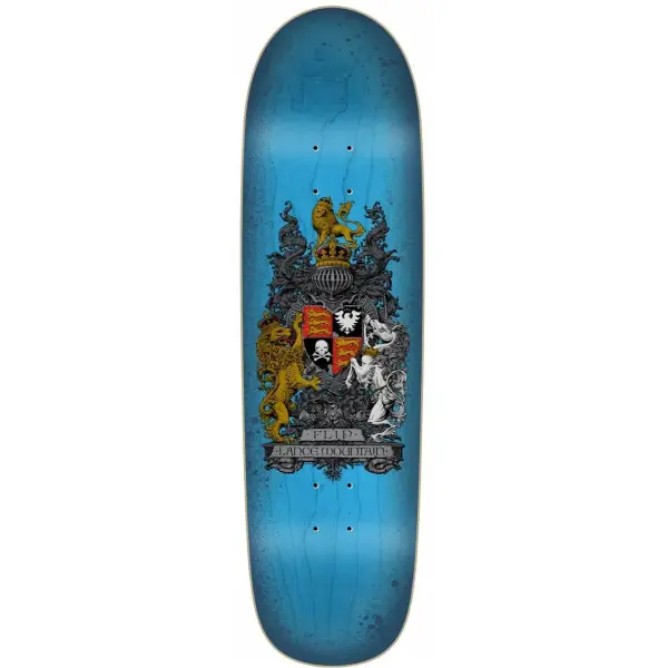 Tabla Skateboard Flip Mountain Crest (8.75" - Sprayed Teal)