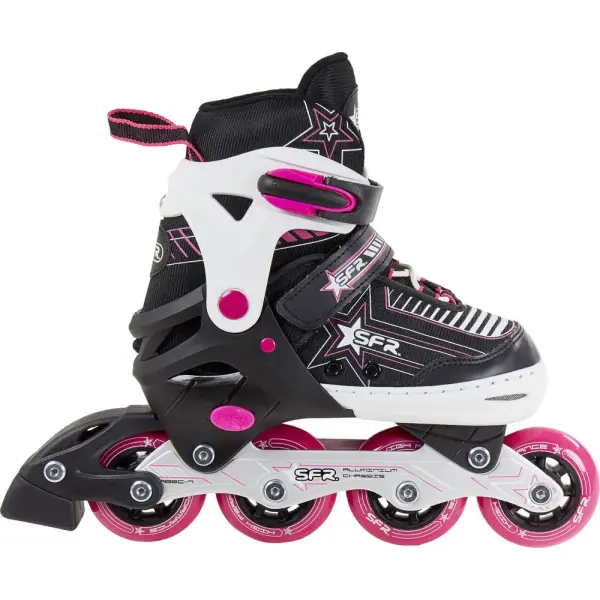 Patines En Linea Niña Ajustables SFR Pulsar Rosa (Rosa - 35.5-39.5)