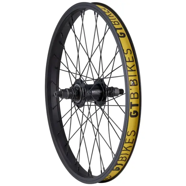 GT NBS 20" Freecoaster BMX Trasero Rueda (Negro - Left hand drive)