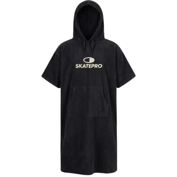 SkatePro Towel Poncho (Negro)