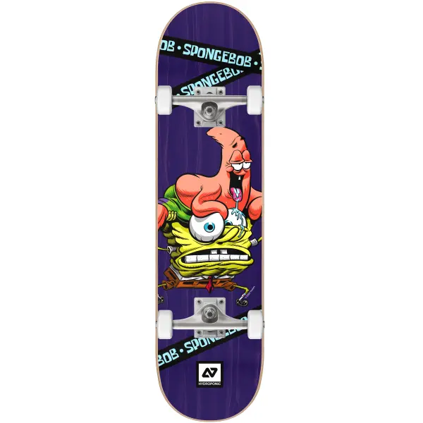 Skateboard Completo Hydroponic X Spongebob Mates (8" - Lila)