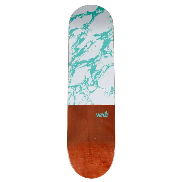 Tabla Skateboard Verb Marble Dip (8.25" - Blanco)