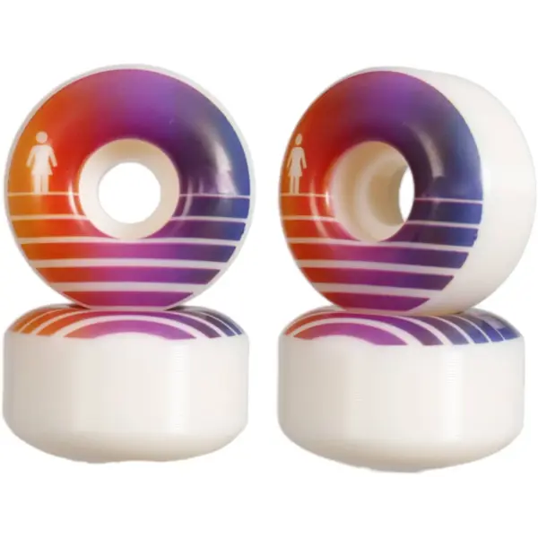 Girl Future 99A Ruedas Skateboard 4-Paquete (51mm - Blanco)