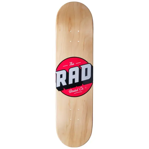 Tabla Skateboard RAD Solid Logo (7.75" - Wood)