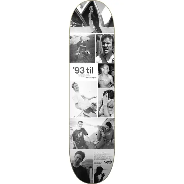 Tabla Skateboard Verb 93 Til Collage (8.25" - B & W)