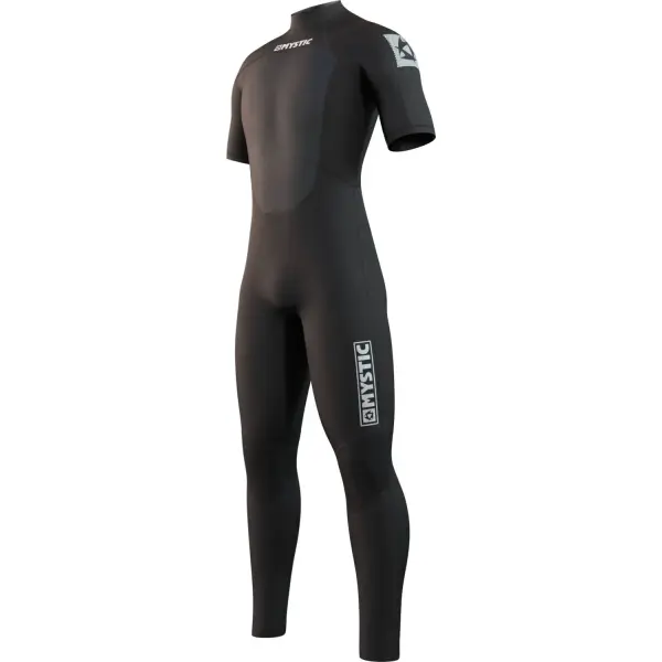 Traje De Neopreno Mystic Brand Shortarm 3mm Backzip (S - Negro)
