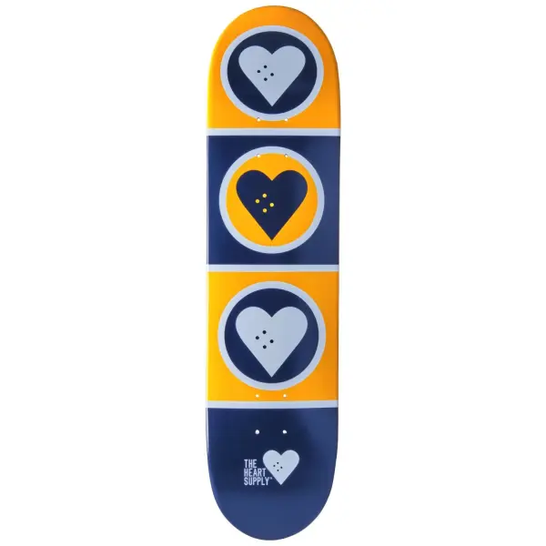 Tabla Skateboard Heart Supply Squad (7.75" - Amarillo)