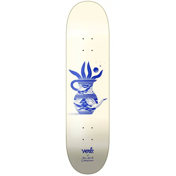 Tabla Skateboard Verb Vase Series (8.25" - Double Cream)