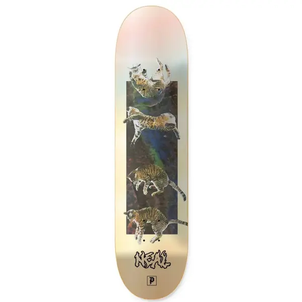 Tabla Skateboard Primitive Neal Nine Lives (8" - Oro)